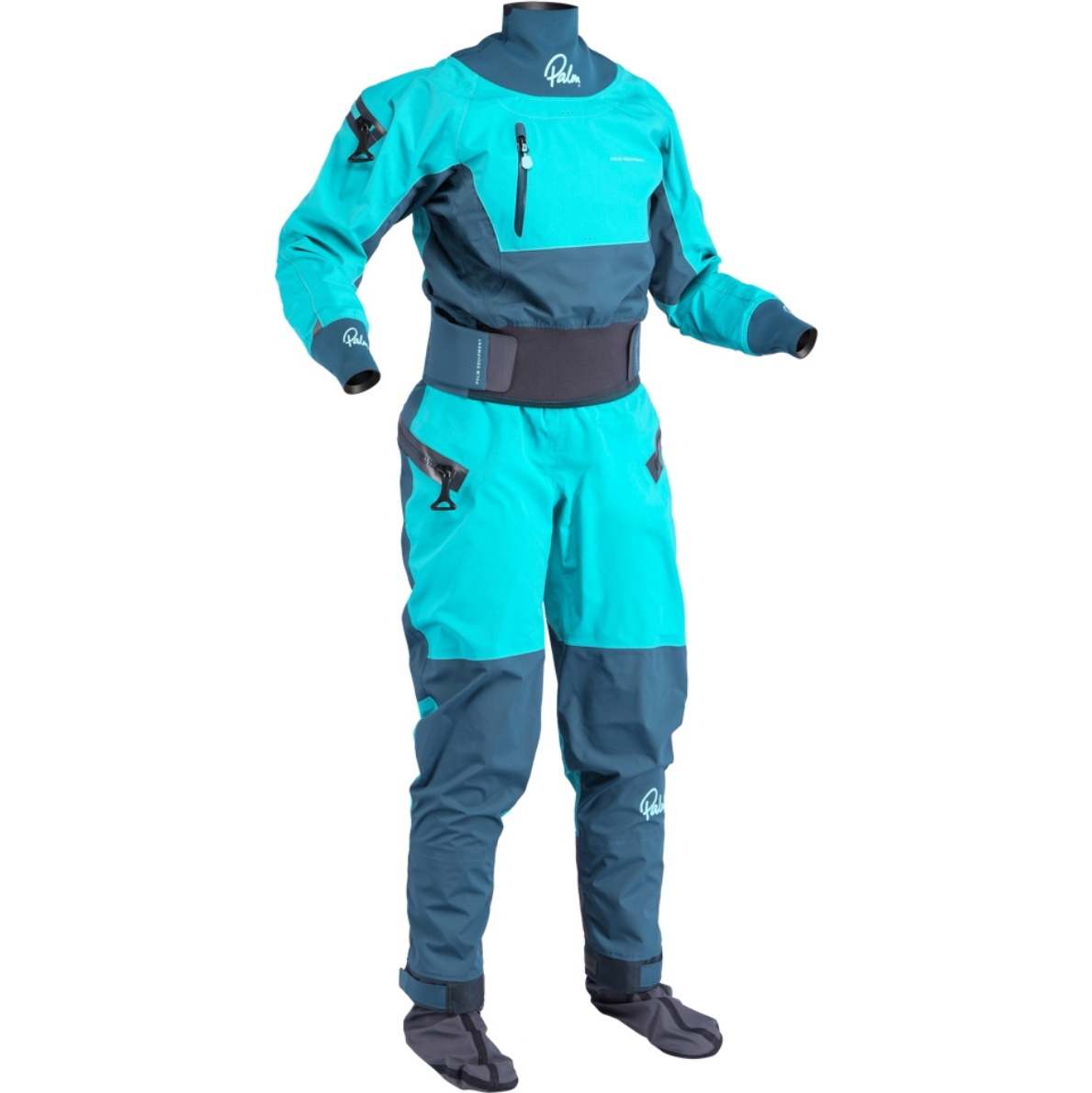 2026 Palm Womens Atom Drysuit 13865 - Ceramic / Pine